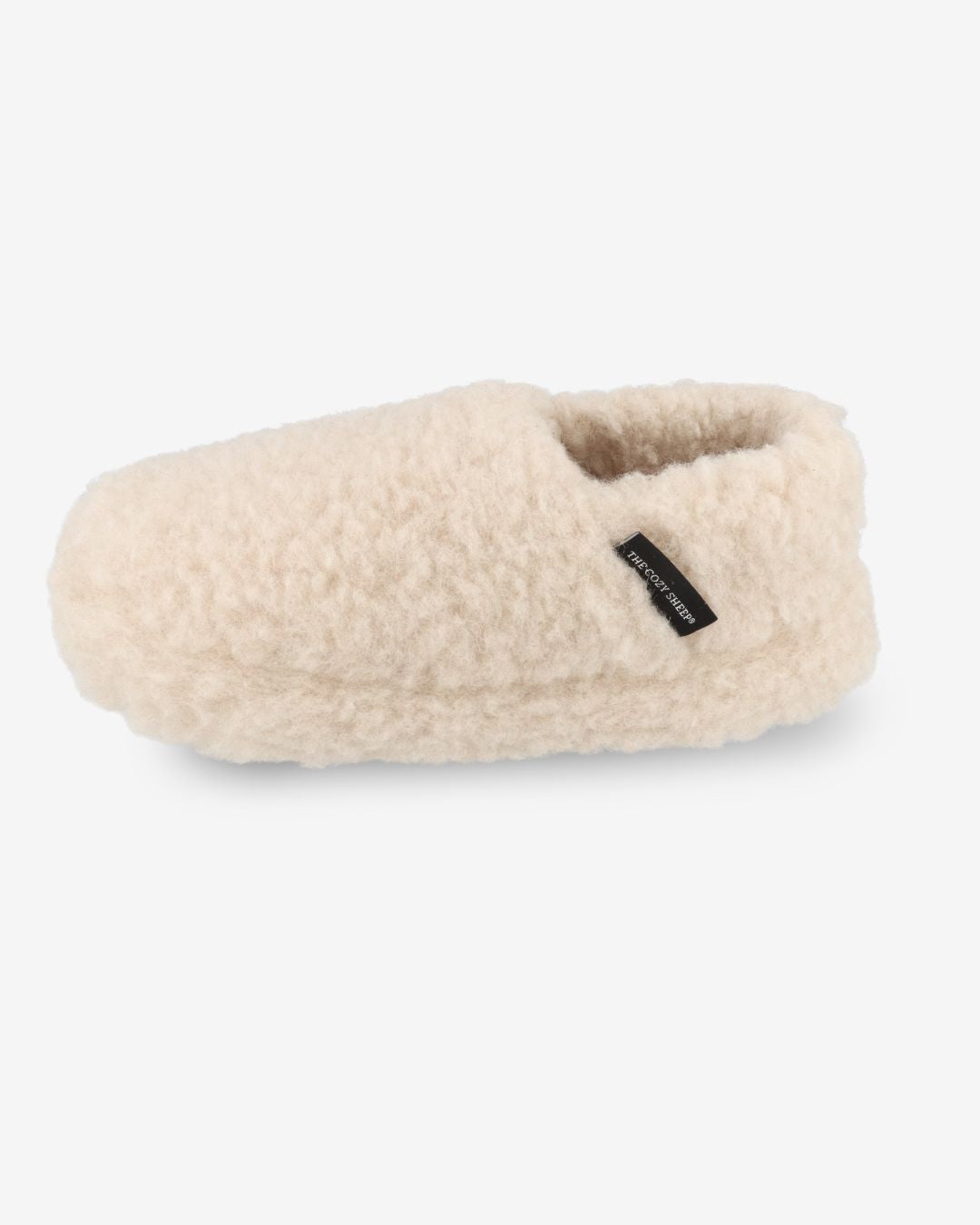 Sloffen van merinowol – Beige