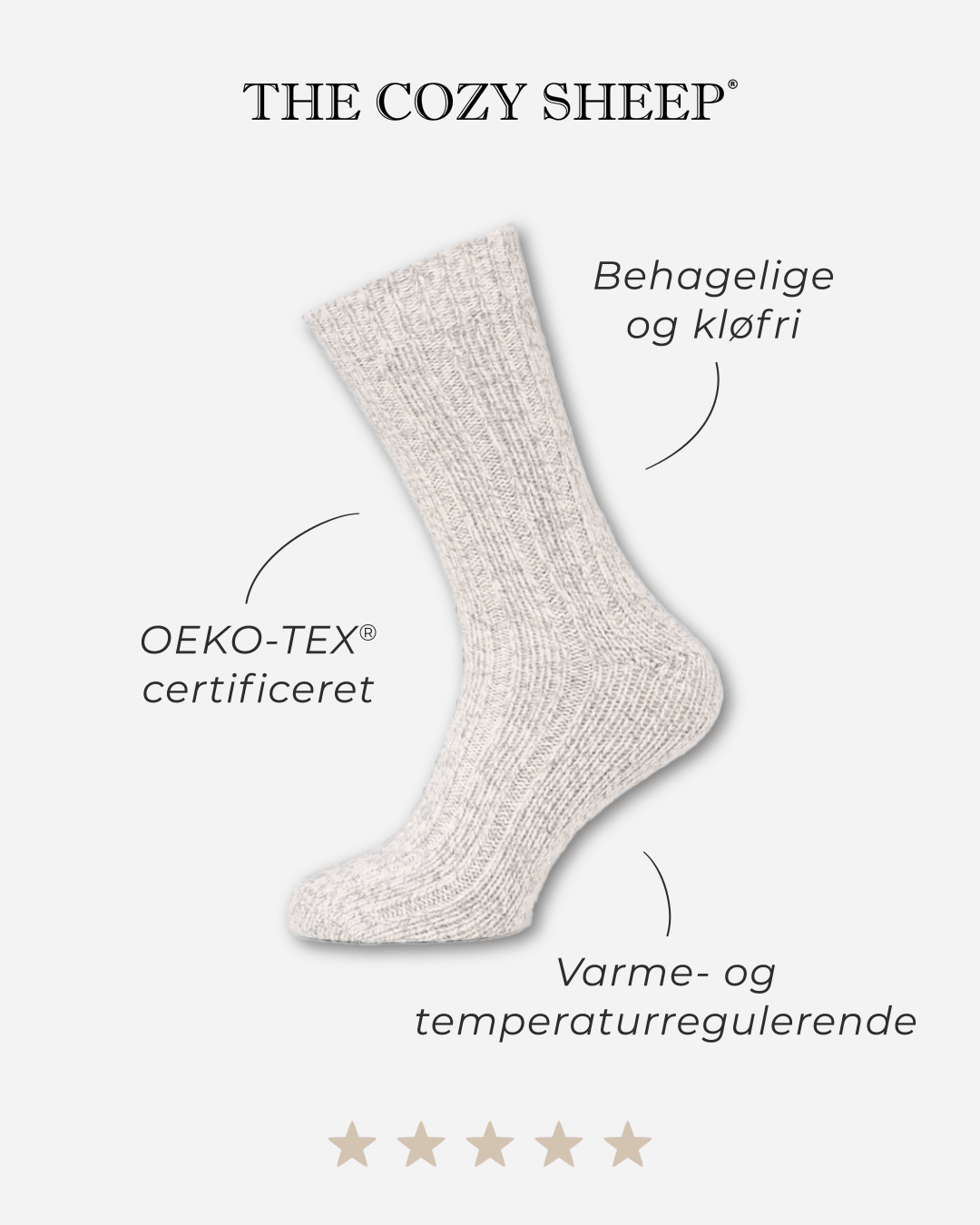 3 par tykke uldstrømper | Bland selv tilbud - The Cozy Sheep