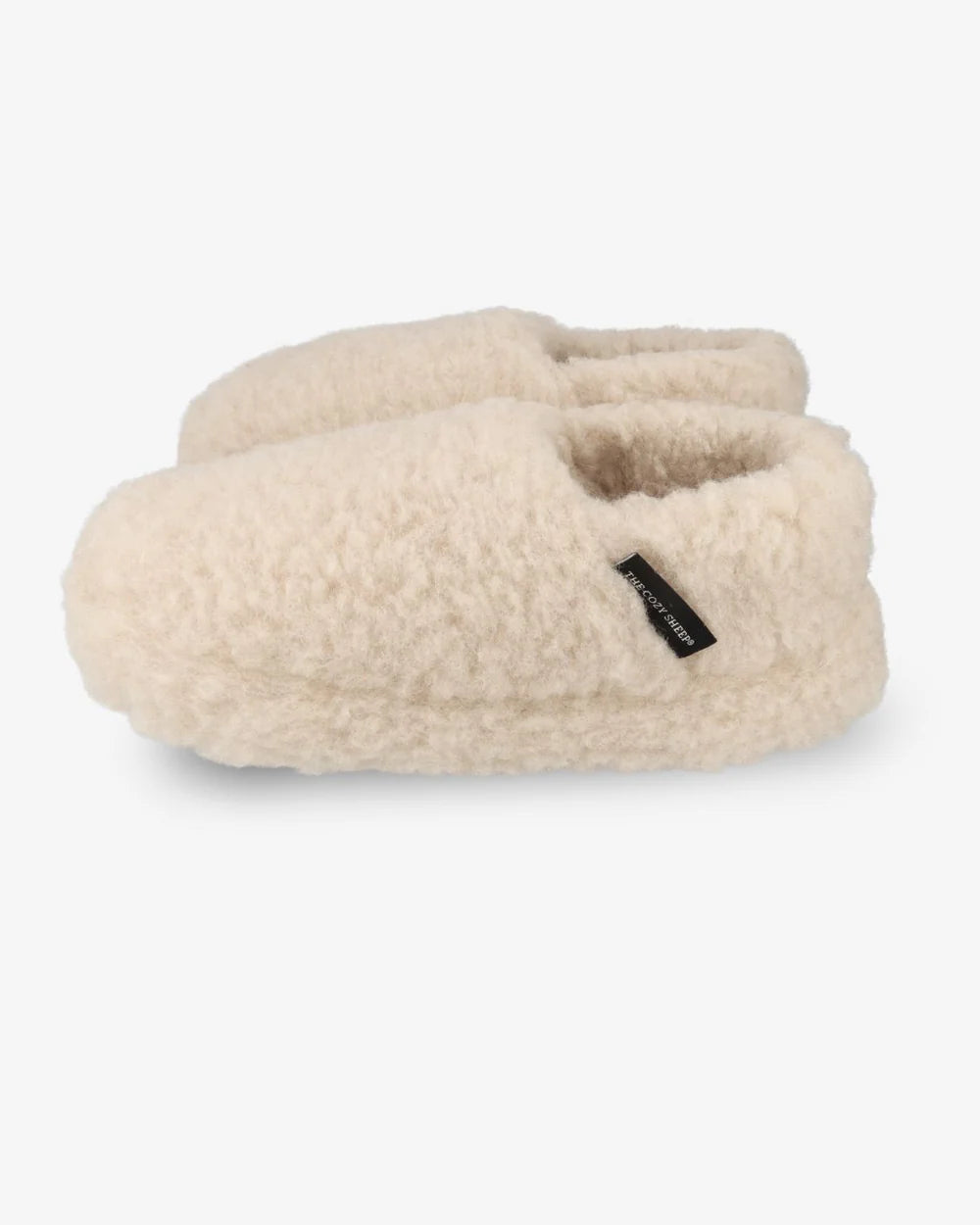 Sloffen van merinowol – Beige