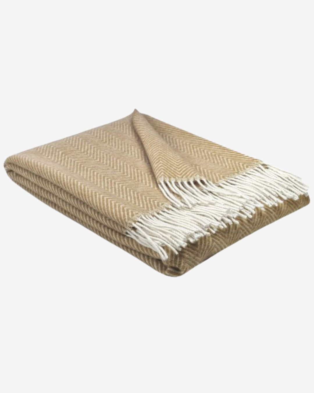 Wollen plaid 140x200 cm - Beige