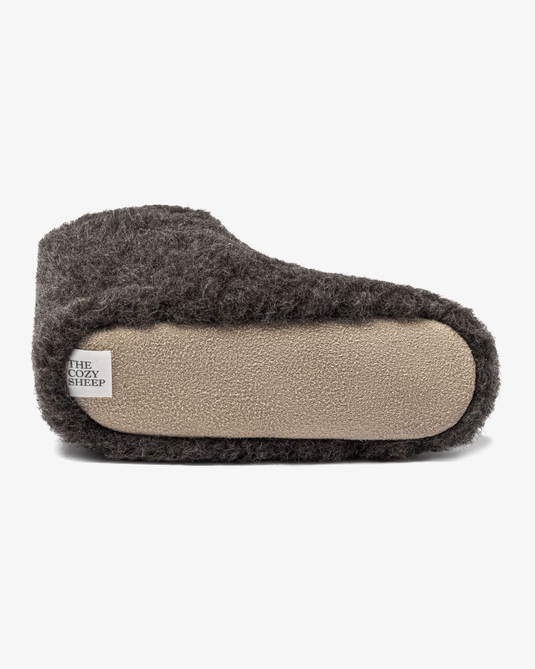 Sloffen - Donkergrijs / bruin (hoog model)