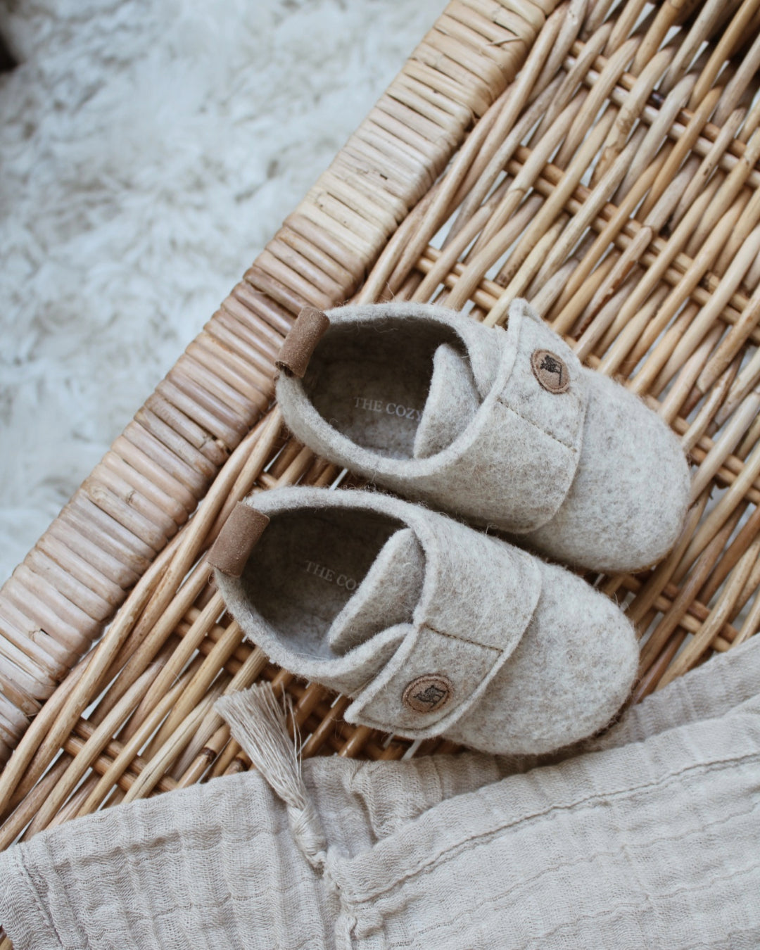 Kinderpantoffels - Beige