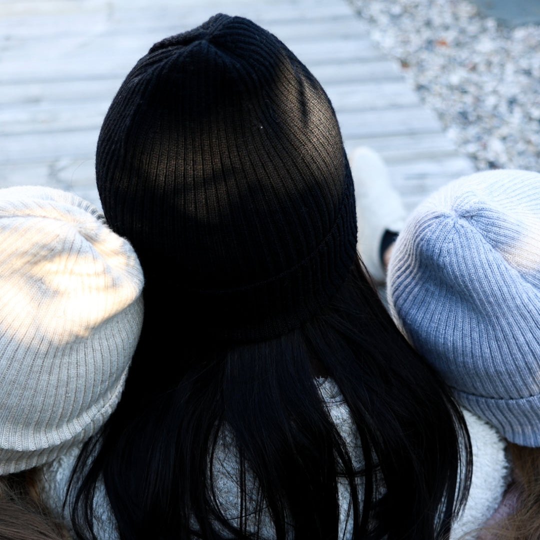 Muts van merinowol – Donkergrijs