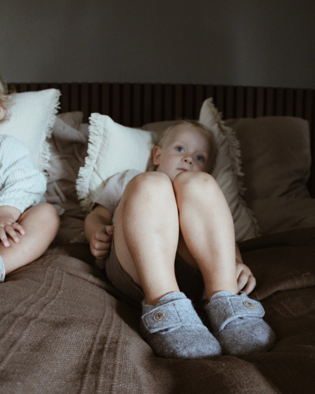 Kinderpantoffels - Lichtgrijs