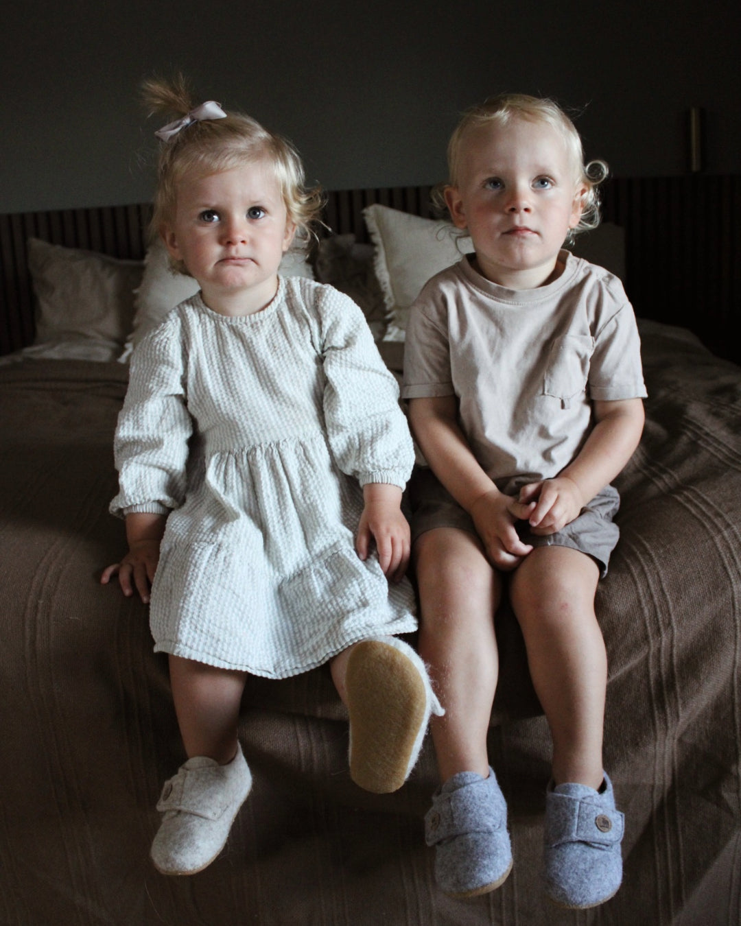 Kinderpantoffels - Lichtgrijs