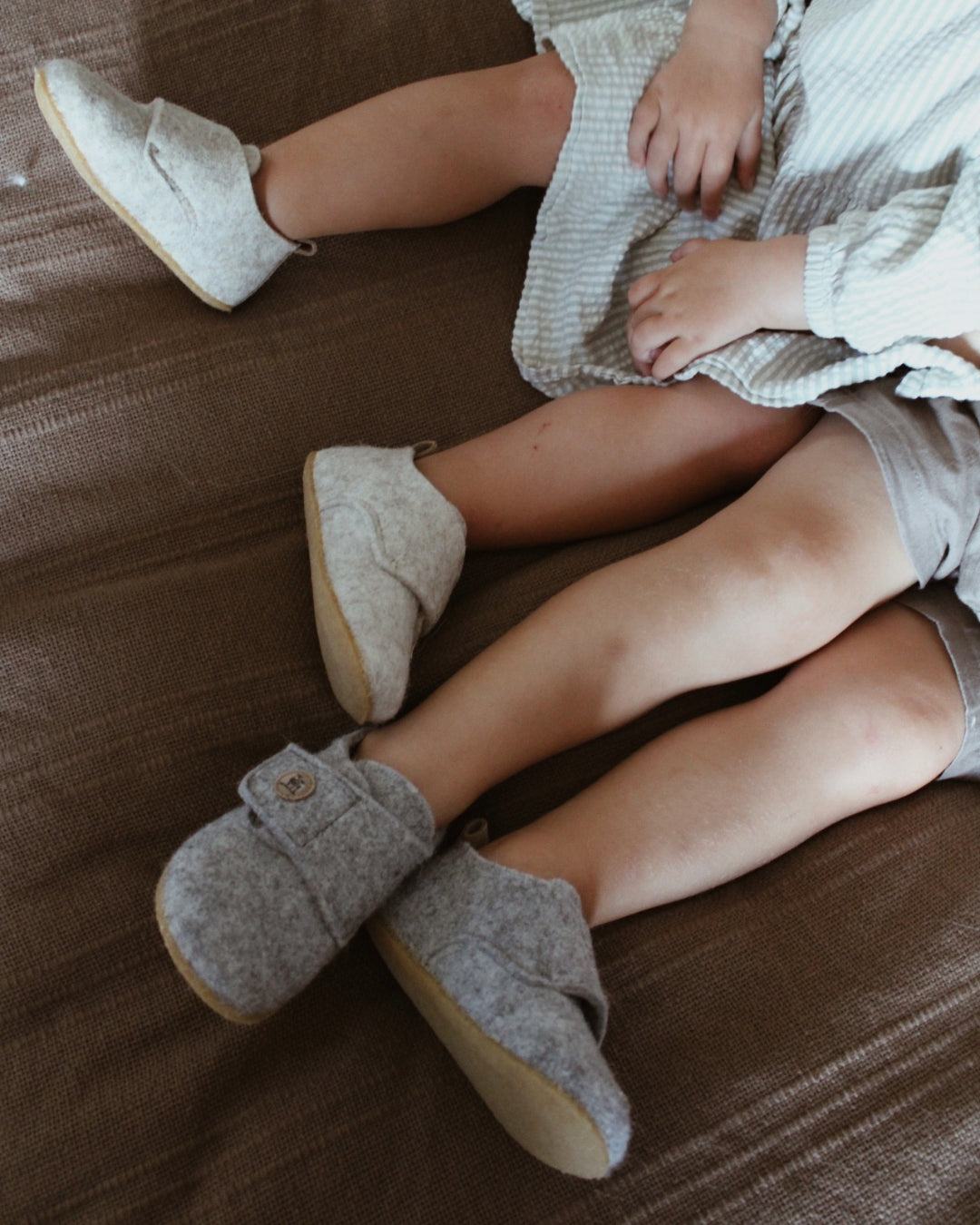 Kinderpantoffels - Lichtgrijs