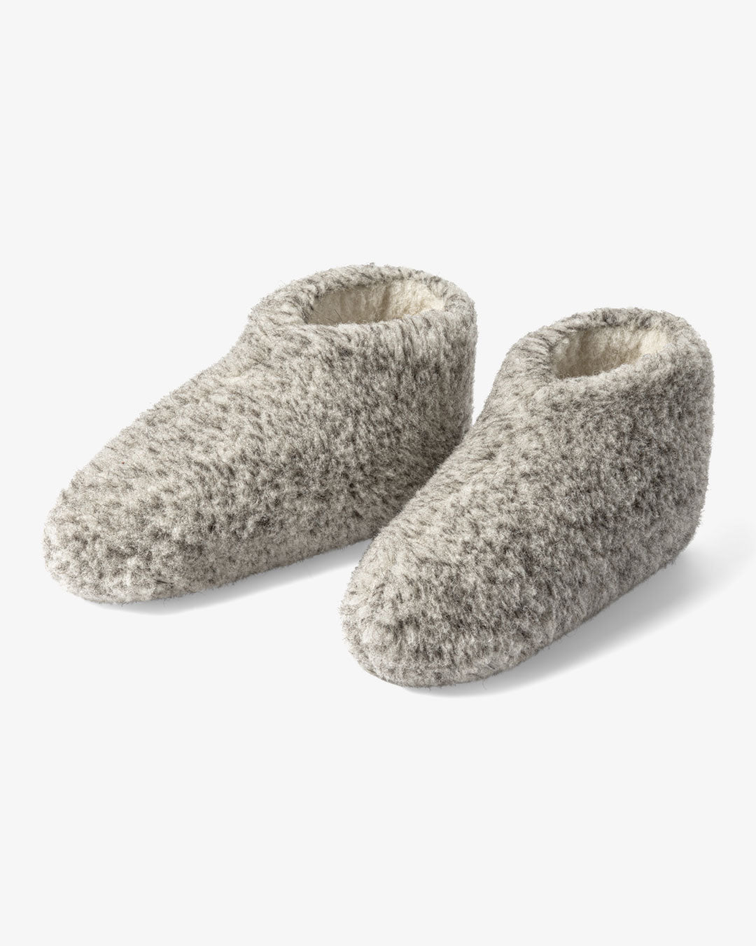 Uldhjemmesko – Lysegrå (Lav model) - The Cozy Sheep