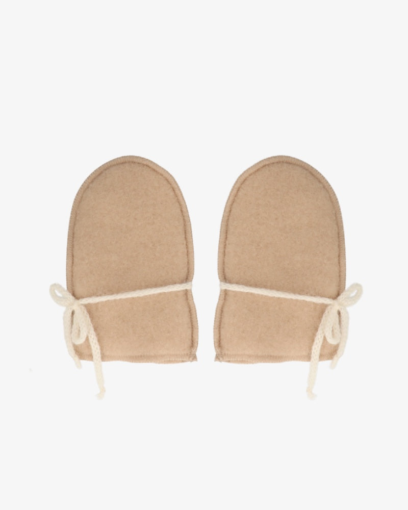 Babywanten van wol - Beige