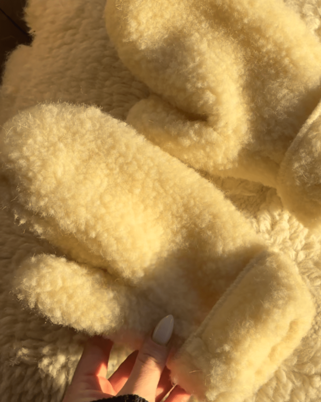 Lammeuldsvanter - Hvid - The Cozy Sheep